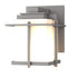 Hubbardton Forge Tourou Small Outdoor Sconce in Coastal Oil Rubbed Bronze Finish Model: 306006-SKT-14-GG0110