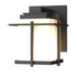 Hubbardton Forge Tourou Small Outdoor Sconce in Coastal Oil Rubbed Bronze Finish Model: 306006-SKT-14-GG0110