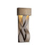 Hubbardton Forge Tress Small Dark Sky Friendly LED Outdoor Sconce in Coastal Oil Rubbed Bronze Finish Model: 302527-LED-14
