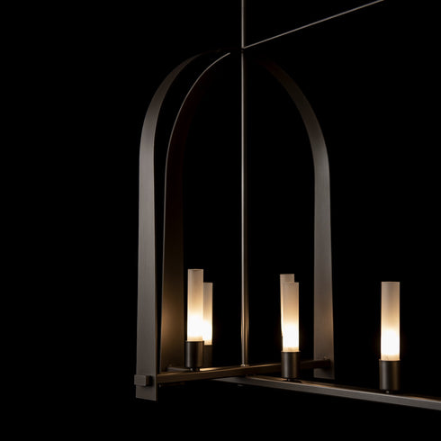 Hubbardton Forge Triomphe 9 Light Linear Pendant Model: 131075-SKT-MULT-89-FD0462
