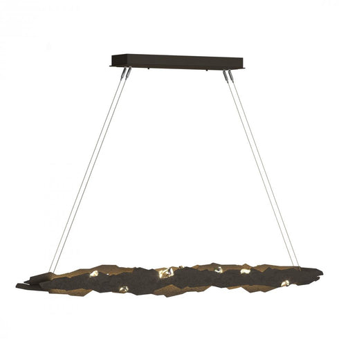 Hubbardton Forge Trove LED Pendant in Bronze Finish Model: 139860-LED-STND-05-CR