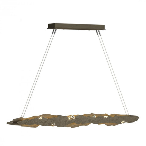 Hubbardton Forge Trove LED Pendant in Bronze Finish Model: 139860-LED-STND-05-CR