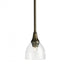 Hubbardton Forge Trumpet Mini Pendant in Bronze Finish Model: 182640-SKT-MULT-05-GG0001