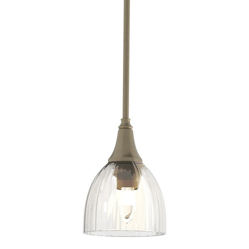 Hubbardton Forge Trumpet Mini Pendant in Bronze Finish Model: 182640-SKT-MULT-05-GG0001