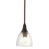 Hubbardton Forge Trumpet Mini Pendant in Bronze Finish Model: 182640-SKT-MULT-05-GG0001