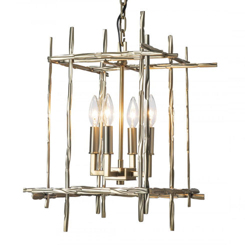 Hubbardton Forge Tura 4 Light Small Chandelier Model: 101315-SKT-10