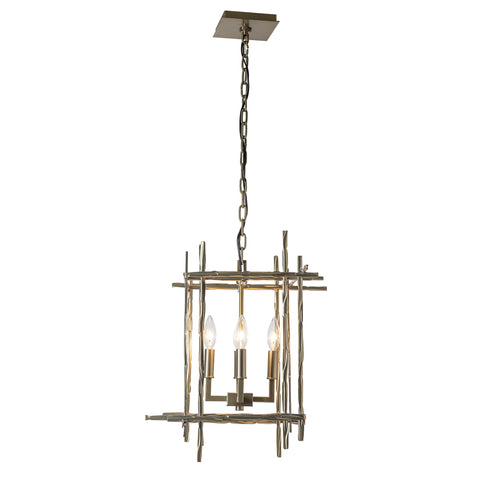 Hubbardton Forge Tura 4 Light Small Chandelier Model: 101315-SKT-10