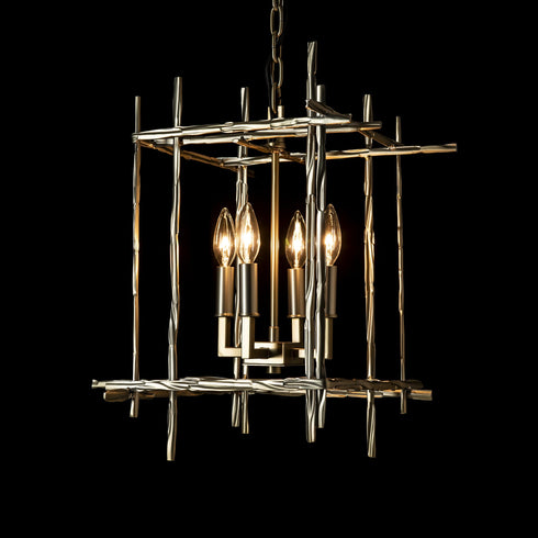 Hubbardton Forge Tura 4 Light Small Chandelier Model: 101315-SKT-10