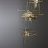Hubbardton Forge Tura 5 Light Frosted Glass Pendant Model: 131128-SKT-LONG-05-YC0305
