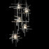 Hubbardton Forge Tura 5 Light Frosted Glass Pendant Model: 131128-SKT-LONG-20-YC0305
