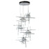 Hubbardton Forge Tura 5 Light Frosted Glass Pendant Model: 131128-SKT-LONG-89-YC0305