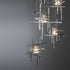 Hubbardton Forge Tura 5 Light Frosted Glass Pendant Model: 131128-SKT-LONG-89-YC0305