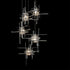 Hubbardton Forge Tura 5 Light Seeded Glass Pendant Model: 131126-SKT-LONG-05-II0728