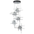 Hubbardton Forge Tura 5 Light Seeded Glass Pendant Model: 131126-SKT-LONG-89-II0728