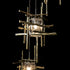 Hubbardton Forge Tura 5 Light Seeded Glass Pendant Model: 131126-SKT-LONG-89-II0728
