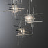 Hubbardton Forge Tura 5 Light Seeded Glass Pendant Model: 131126-SKT-STND-82-II0728