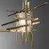 Hubbardton Forge Tura 5 Light Seeded Glass Pendant Model: 131126-SKT-STND-82-II0728