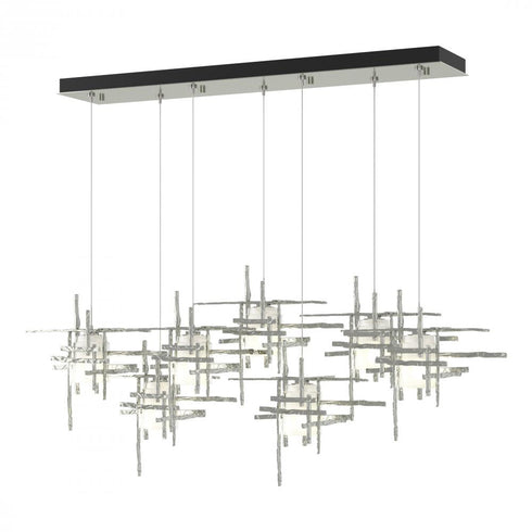 Hubbardton Forge Tura 7 Light Frosted Glass Rectangular Model: 131096-SKT-STND-86-YC0305