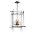 Hubbardton Forge Tura 8 Light Large Chandelier Model: 101317-SKT-14