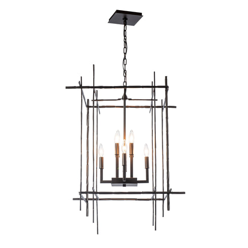 Hubbardton Forge Tura 8 Light Large Chandelier Model: 101317-SKT-14