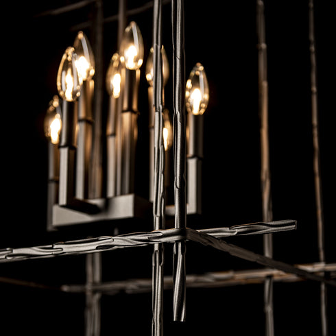 Hubbardton Forge Tura 8 Light Large Chandelier Model: 101317-SKT-14