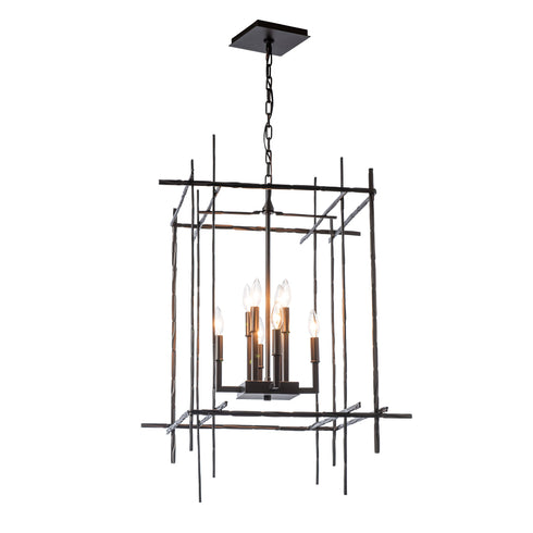 Hubbardton Forge Tura 8 Light Large Chandelier Model: 101317-SKT-20