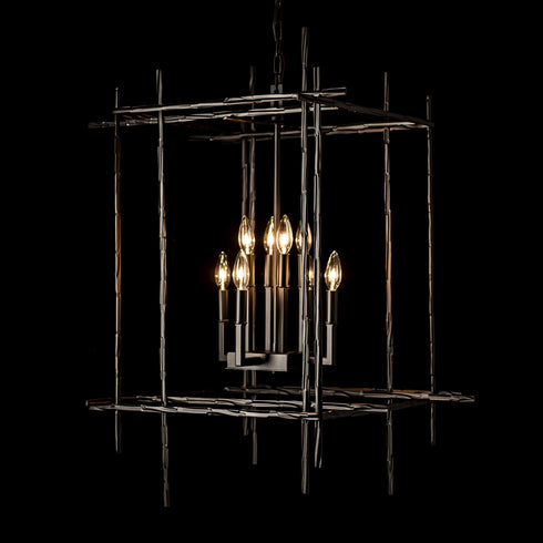 Hubbardton Forge Tura 8 Light Large Chandelier Model: 101317-SKT-20