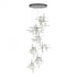 Hubbardton Forge Tura 9 Light Frosted Glass Round Pendant Model: 131109-SKT-STND-86-YC0305