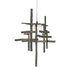 Hubbardton Forge Tura Frosted Glass Low Voltage Mini Pendant in Bronze Finish Model: 161185-SKT-STND-05-YC0305