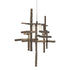 Hubbardton Forge Tura Frosted Glass Low Voltage Mini Pendant in Bronze Finish Model: 161185-SKT-STND-05-YC0305