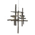Hubbardton Forge Tura Frosted Glass Low Voltage Mini Pendant in Bronze Finish Model: 161185-SKT-STND-05-YC0305