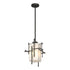 Hubbardton Forge Tura Outdoor Pendant in Coastal Oil Rubbed Bronze Finish Model: 363015-SKT-MULT-14-GG0093