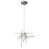 Hubbardton Forge Tura Seeded Glass Low Voltage Mini Pendant in Bronze Finish Model: 161184-SKT-STND-05-II0728