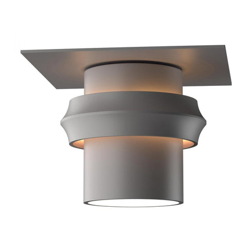 Hubbardton Forge Twilight Dark Sky Friendly Outdoor Semi Flush in Coastal Oil Rubbed Bronze Finish Model: 364903-SKT-14