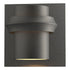 Hubbardton Forge Twilight Large Dark Sky Friendly Outdoor Sconce in Coastal Oil Rubbed Bronze Finish Model: 304905-SKT-14