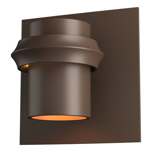 Hubbardton Forge Twilight Small Dark Sky Friendly Outdoor Sconce in Coastal Oil Rubbed Bronze Finish Model: 304901-SKT-14