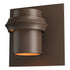 Hubbardton Forge Twilight Small Dark Sky Friendly Outdoor Sconce in Coastal Oil Rubbed Bronze Finish Model: 304901-SKT-14