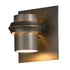 Hubbardton Forge Twilight Small Dark Sky Friendly Outdoor Sconce in Coastal Oil Rubbed Bronze Finish Model: 304901-SKT-14
