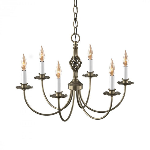 Hubbardton Forge Twist Basket 6 Arm Chandelier Model: 108060-SKT-03