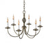 Hubbardton Forge Twist Basket 6 Arm Chandelier Model: 108060-SKT-03