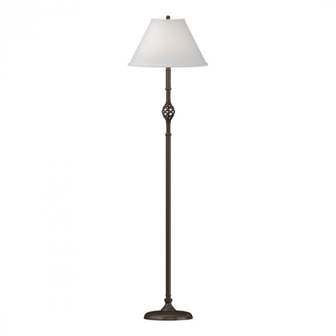 Hubbardton Forge Twist Basket Floor Lamp in Bronze Finish Model: 242161-SKT-05-SF1755