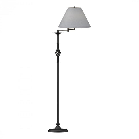 Hubbardton Forge Twist Basket Swing Arm Floor Lamp Model: 242160-SKT-05-SF1655