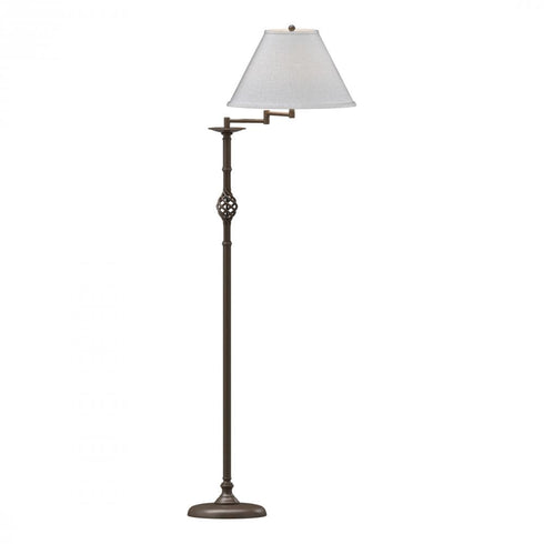 Hubbardton Forge Twist Basket Swing Arm Floor Lamp Model: 242160-SKT-05-SF1655