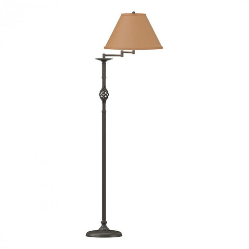 Hubbardton Forge Twist Basket Swing Arm Floor Lamp Model: 242160-SKT-05-SF1655
