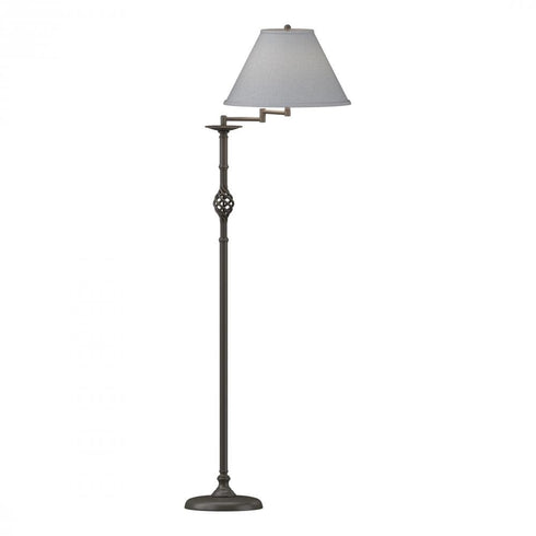 Hubbardton Forge Twist Basket Swing Arm Floor Lamp Model: 242160-SKT-05-SF1655