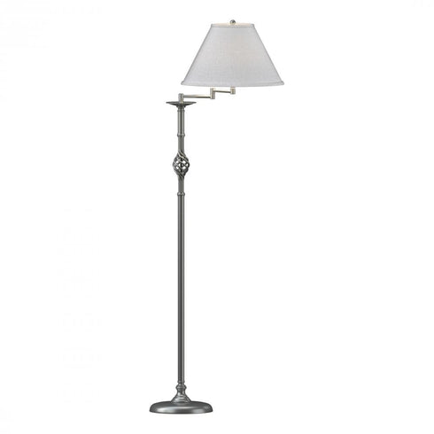 Hubbardton Forge Twist Basket Swing Arm Floor Lamp Model: 242160-SKT-05-SF1655