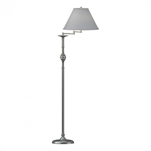 Hubbardton Forge Twist Basket Swing Arm Floor Lamp Model: 242160-SKT-05-SF1655