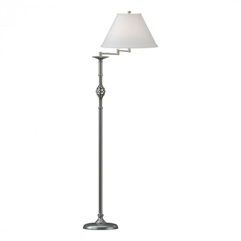 Hubbardton Forge Twist Basket Swing Arm Floor Lamp Model: 242160-SKT-05-SF1655