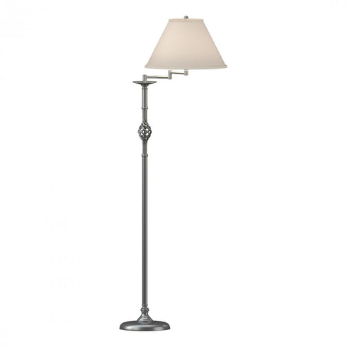 Hubbardton Forge Twist Basket Swing Arm Floor Lamp Model: 242160-SKT-05-SF1655