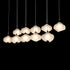 Hubbardton Forge Ume 10 Light Pendant in Bronze Finish Model: 131203-SKT-LONG-05-FD0710